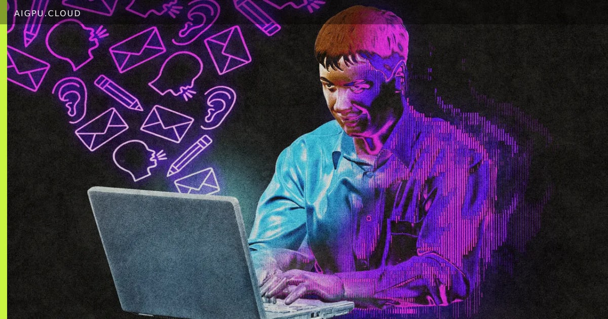 Illustration of AI agents sending story pitches to news editors