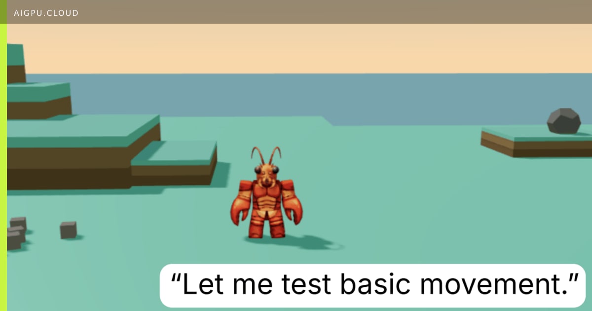 AI agents exploring a virtual island and inventing games