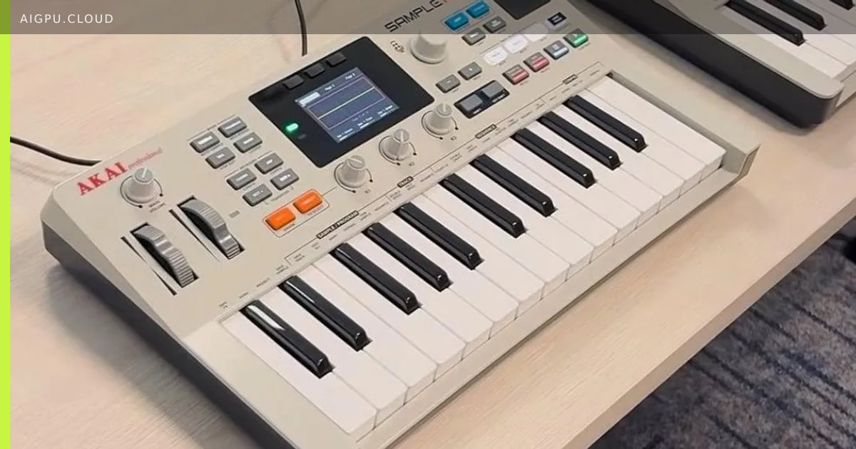 Akai MPC Sample Key 37-key controller with open-source firmware