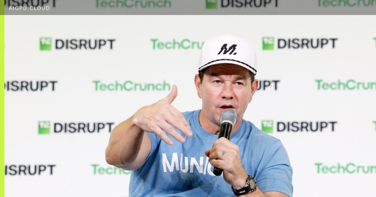مارك والبيرغ يتحدث في مؤتمر TechCrunch Disrupt حول الذكاء الاصطناعي في السينما