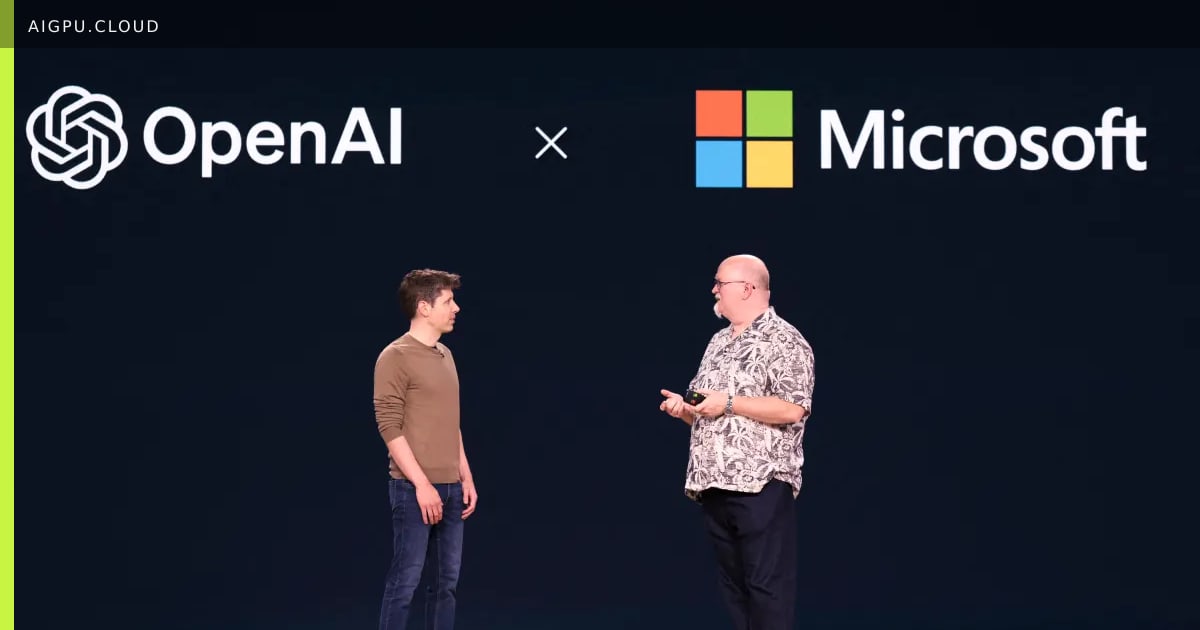 Chart showing Microsoft revenue from OpenAI reaching ten billion dollars in a quarter
