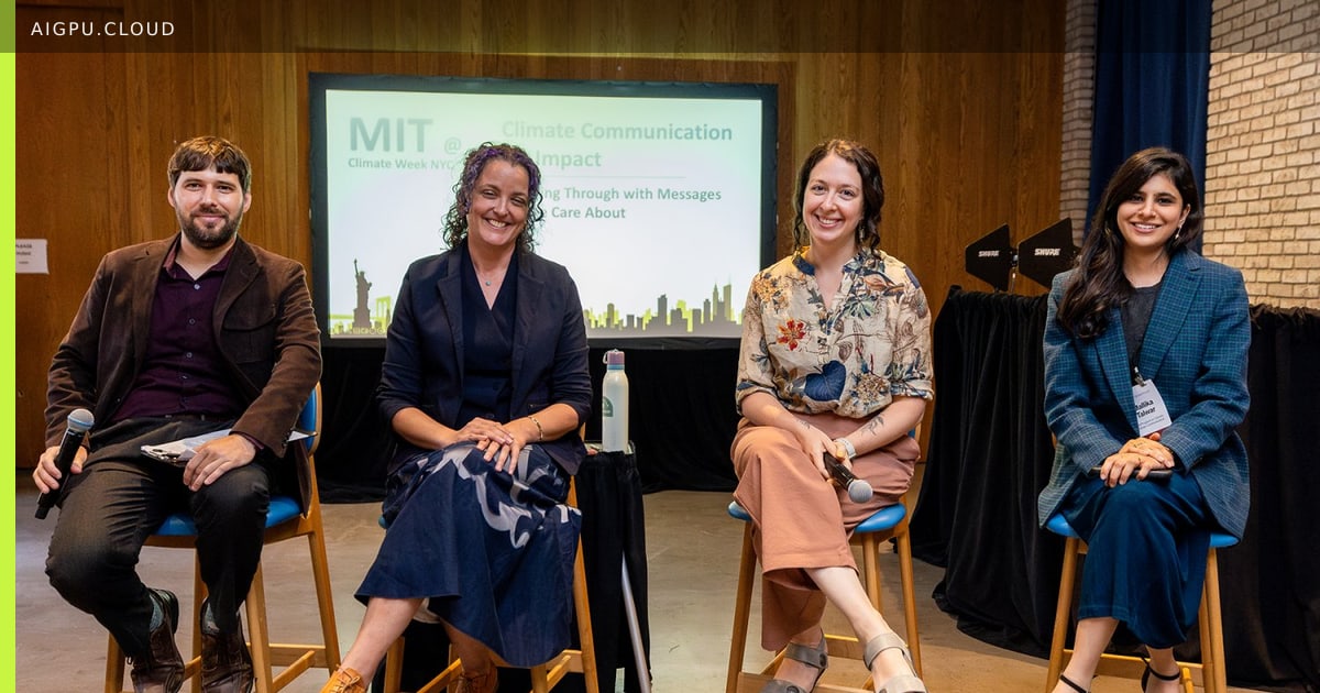 MIT Vice President Evelyn Wang speaking at Climate Week NYC 2026