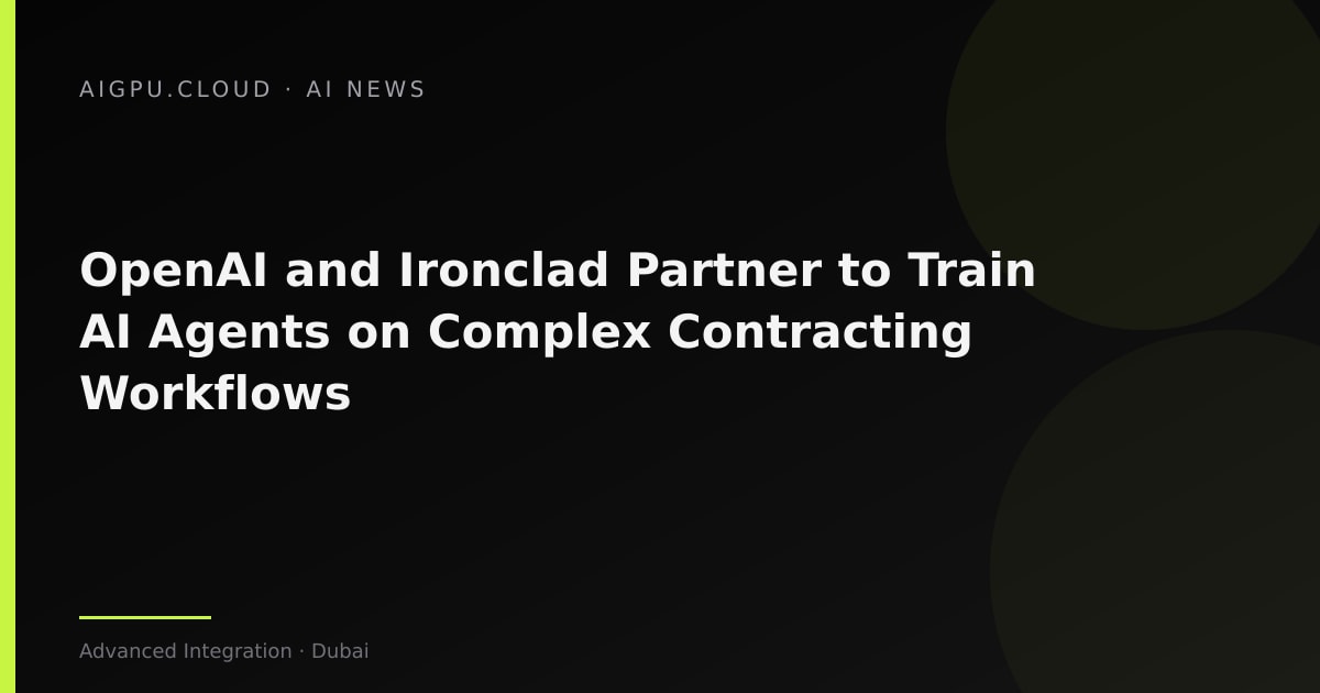 AI agents interacting with a digital contracting interface during workflow training