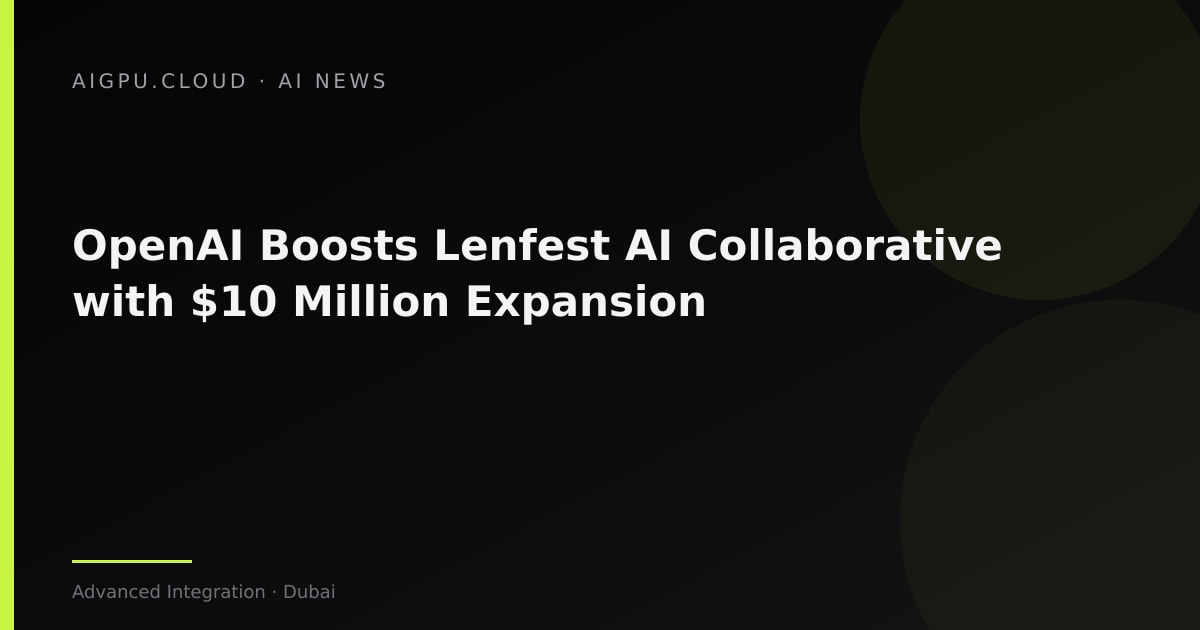 تعاون OpenAI ومعهد لينفيست لتوسيع تمويل وبنية تحتية أبحاث الذكاء الاصطناعي
