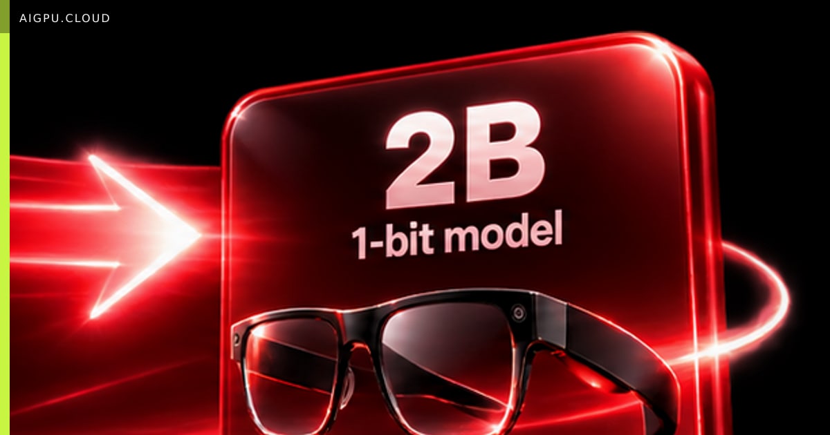 Smart glasses displaying AI-powered insights, with a subtle background of Qualcomm and PrismML logos.