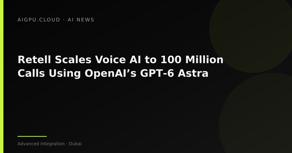 منصة ريتيل للذكاء الصوتي مدعومة بنموذج GPT-6 أستر من أوبن أيه آي تتعامل مع 100 مليون مكالمة شهريًا