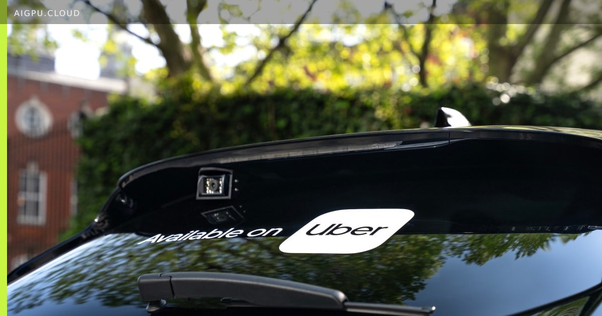 Illustration of AI-powered workplace tools used by Uber employees globally.