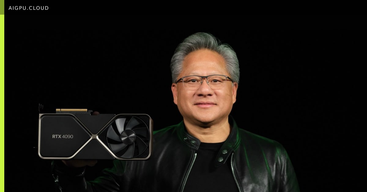 Nvidia CEO Jensen Huang at a business event, illustrating geopolitical scrutiny on AI chip supply chains