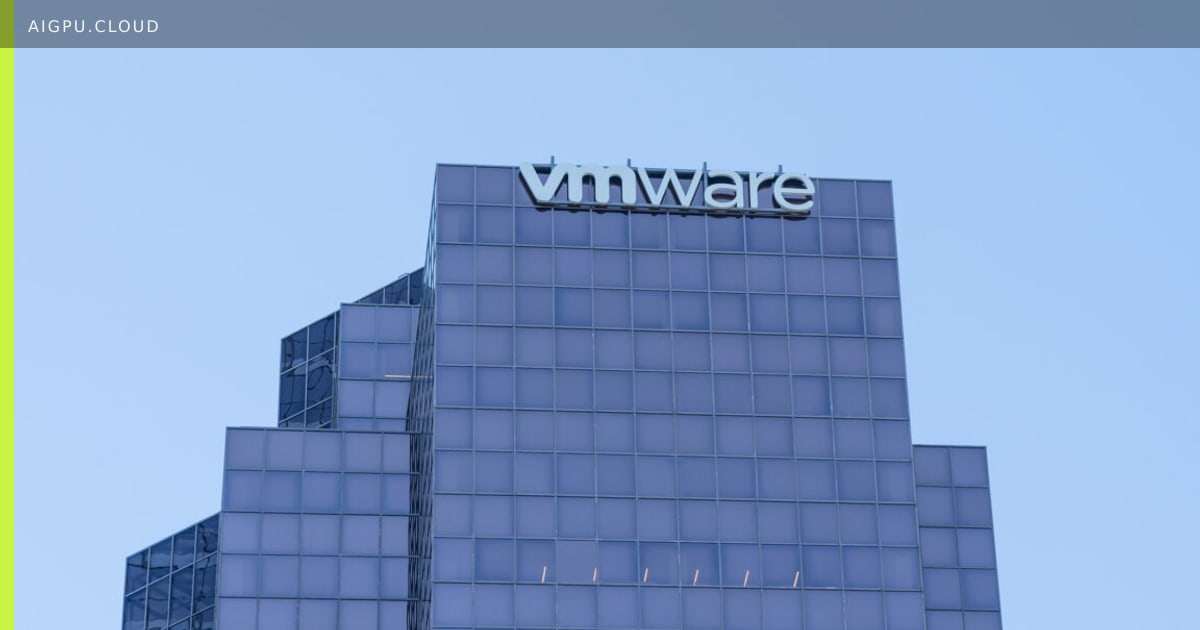 Data center server racks with GPU accelerators representing diversified virtualization infrastructure