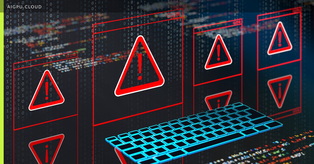 خوادم مادية مع تغطية تحذيرية حمراء ترمز إلى اختراق أمني نشط في بنية البريد الإلكتروني
